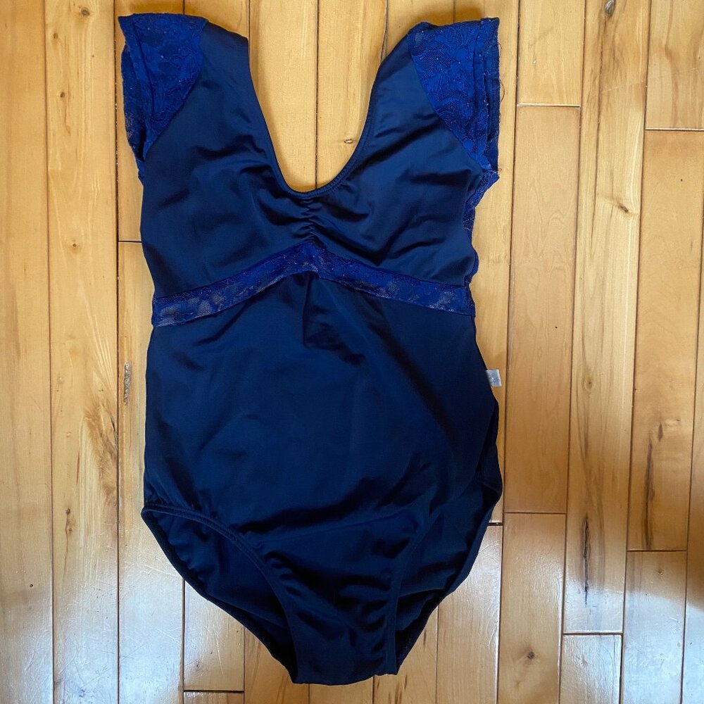 Blue Class In Leotard